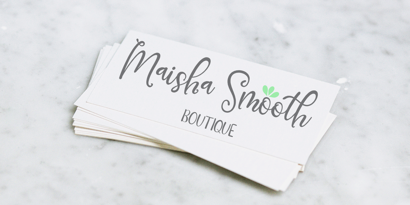 Beispiel einer Gerald Battom Regular-Schriftart